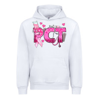White breast cancer pct patient care technician Urban Hoodie - texasbilliewilder
