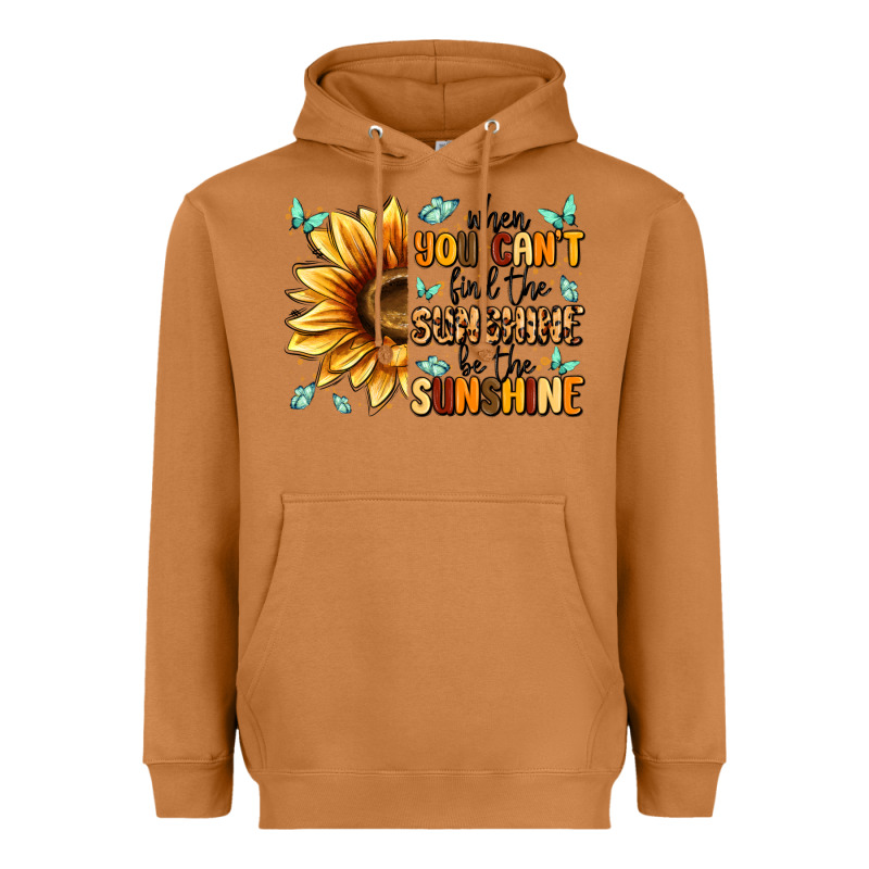 When You Can't Find The Sunshine Be The Sunshine Heavyweight Hoodie by MaliasSmallBusiness | Teevron