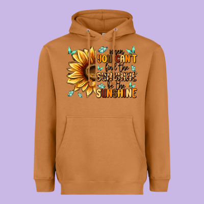 When You Can't Find The Sunshine Be The Sunshine Heavyweight Hoodie Designed By Maliassmallbusiness