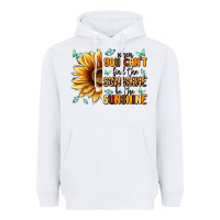 White when you can't find the sunshine be the sunshine Heavyweight Hoodie - MaliasSmallBusiness