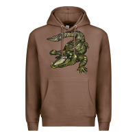 Chestnut alligator Premium Hoodie - BarkalooDesign