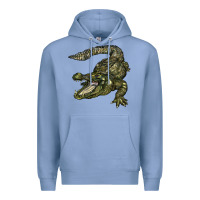 Colony Blue alligator Premium Hoodie - BarkalooDesign