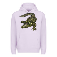 Lilac alligator Premium Hoodie - BarkalooDesign