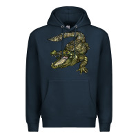 Navy alligator Premium Hoodie - BarkalooDesign