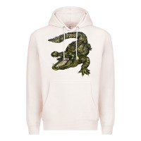 Pale Pink alligator Premium Hoodie - BarkalooDesign