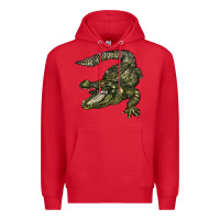 Red alligator Premium Hoodie - BarkalooDesign