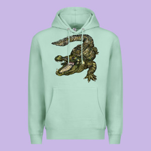 Alligator Premium Hoodie Designed By Barkaloodesign