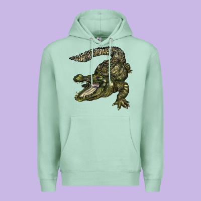Alligator Premium Hoodie Designed By Barkaloodesign