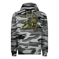 Slate Camo alligator Premium Hoodie - BarkalooDesign