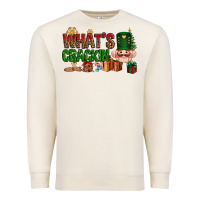 What's Crackin Christmas Premium Sweatshirt | Teevron