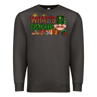 Smoke What's crackin Christmas Premium Sweatshirt - NancyCooperArtShop