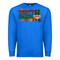 True Royal What's crackin Christmas Premium Sweatshirt - NancyCooperArtShop