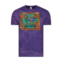 Cloud Purple boom bitch get out the way Vintage Tee - HRA Design Shop