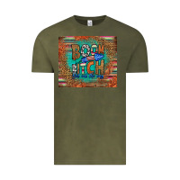 Vintage Olive boom bitch get out the way Vintage Tee - HRA Design Shop