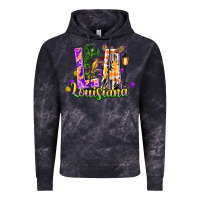 Cloud Black louisiana la mardi gras Vintage Hoodie - FaDigitalArtStudio