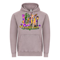 Vintage Zinc louisiana la mardi gras Vintage Hoodie - FaDigitalArtStudio
