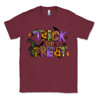 Burgundy trick or treat Classic Tee - BundleAndBundleShop