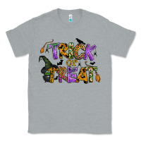 Heather Grey trick or treat Classic Tee - BundleAndBundleShop