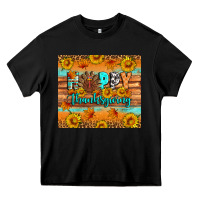 Black Happy Thanksgiving Heavy Core Tee - Artiststas