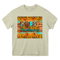 Mossy Happy Thanksgiving Heavy Core Tee - Artiststas