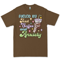 Cacao fueled by iced coffee and anxiety Premium Tee - MaliasSmallBusiness