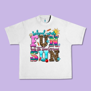 School Was  Fun But Its Time For Some  Sun Urban Heavy Tee Designed By Adodesignshop
