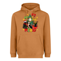Meerkat ho ho ho meow Heavyweight Hoodie - MaliasSmallBusiness