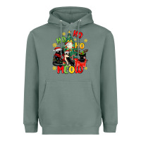 Sage ho ho ho meow Heavyweight Hoodie - MaliasSmallBusiness