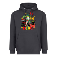 Smoke ho ho ho meow Heavyweight Hoodie - MaliasSmallBusiness