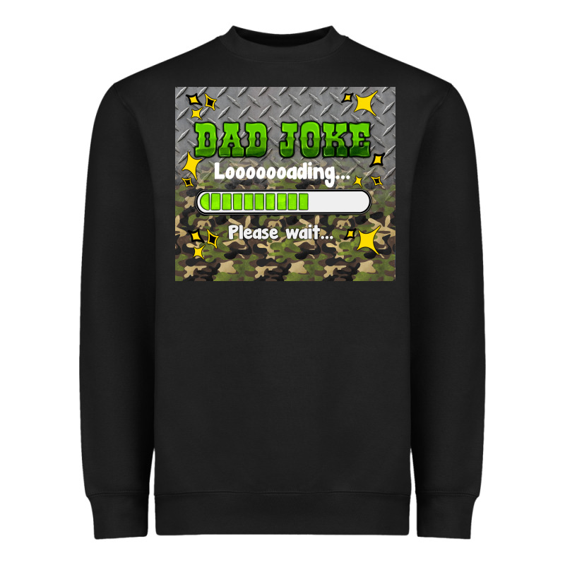 Dad Joke Loading Please Wait Heavyweight Sweatshirt by HRA Design Shop | Teevron