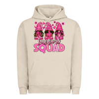 Pigment French Oak breast cancer afro gnomies support squad Urban Hoodie - texasbilliewilder