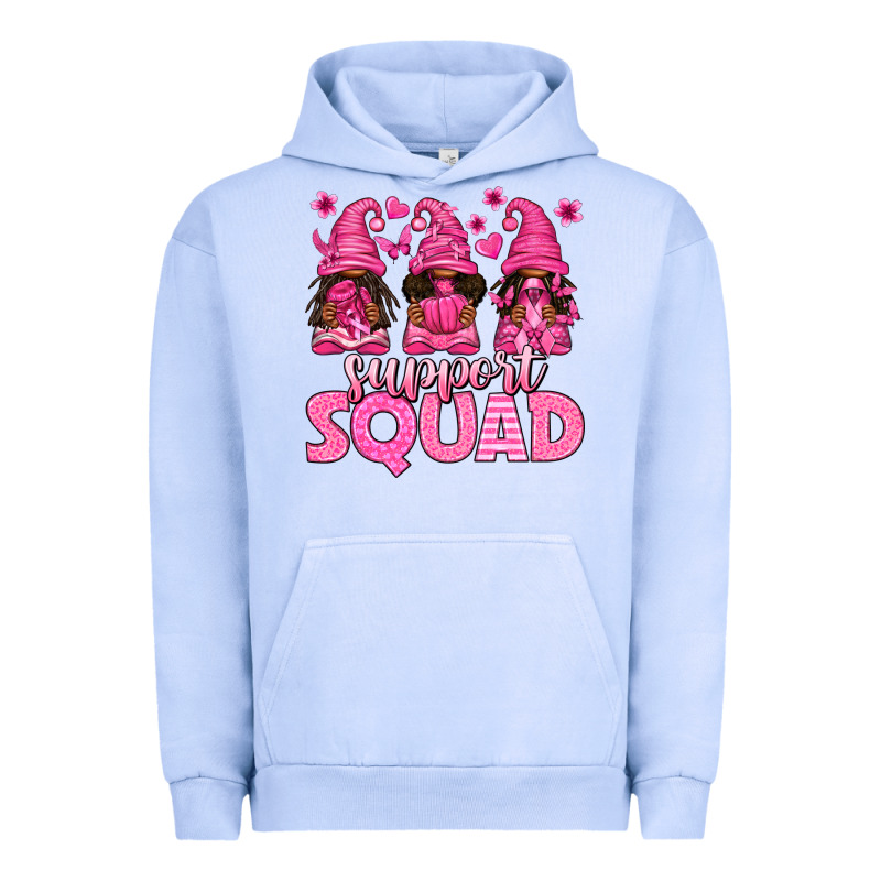 Breast Cancer Afro Gnomies Support Squad Urban Hoodie by texasbilliewilder | Teevron