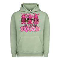 Pigment Oil Green breast cancer afro gnomies support squad Urban Hoodie - texasbilliewilder