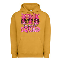 Pigment Peanut Butter breast cancer afro gnomies support squad Urban Hoodie - texasbilliewilder