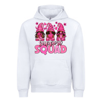 White breast cancer afro gnomies support squad Urban Hoodie - texasbilliewilder
