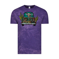 Cloud Purple soldier truck Vintage Tee - CowhideDigitalArt