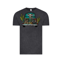 Vintage Black soldier truck Vintage Tee - CowhideDigitalArt