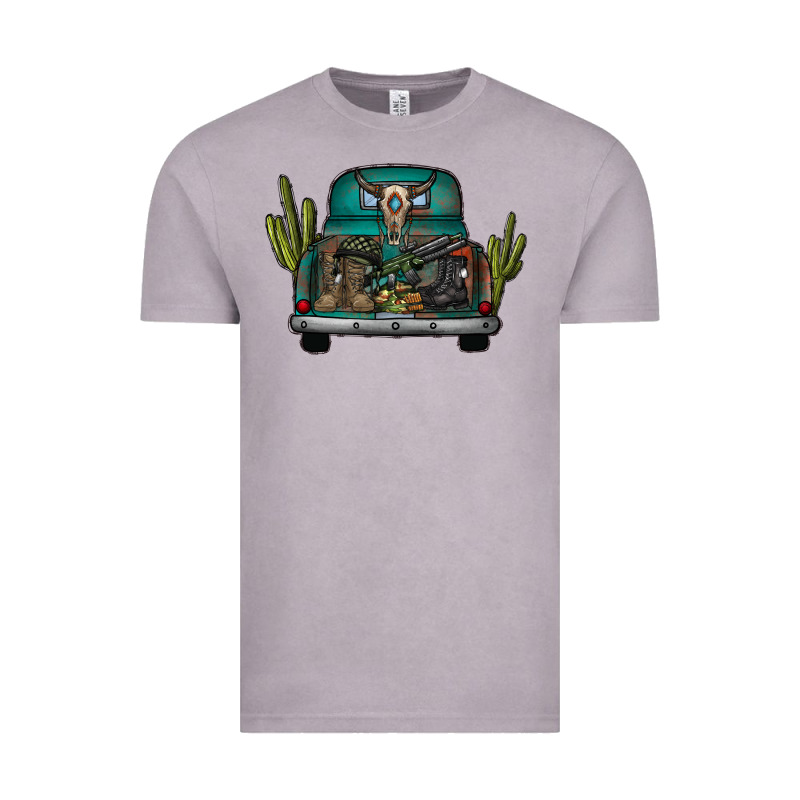 Soldier Truck Vintage Tee by CowhideDigitalArt | Teevron
