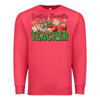 Cardinal santa's favorite teacher Premium Sweatshirt - MaliasSmallBusiness