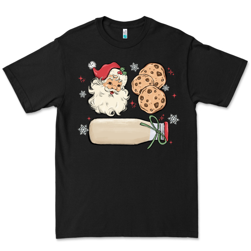 Custom Milk And Cookies With Santa Premium Tee by MaliasSmallBusiness | Teevron