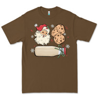 Cacao custom milk and cookies with santa Premium Tee - MaliasSmallBusiness