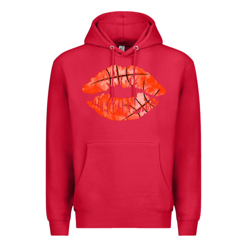 Basketball Lips Premium Hoodie by AdoDesignShop | Teevron