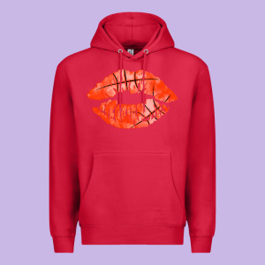 Basketball Lips Premium Hoodie Designed By Adodesignshop