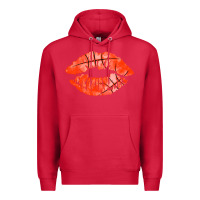 Cardinal basketball lips Premium Hoodie - AdoDesignShop