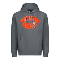 Rock basketball lips Premium Hoodie - AdoDesignShop