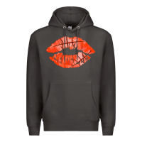 Smoke basketball lips Premium Hoodie - AdoDesignShop