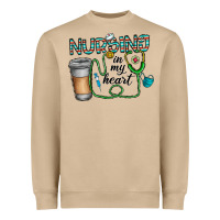 Mushroom nursing İn my heart Heavyweight Sweatshirt - CowhideDigitalArt