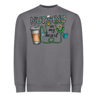 Storm nursing İn my heart Heavyweight Sweatshirt - CowhideDigitalArt