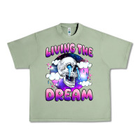 Oil Green living the dream Urban Heavy Tee - JahusDesignShop