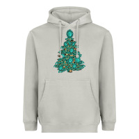 Moon Dust christmas tree with gemstones Heavyweight Hoodie - MaliasSmallBusiness